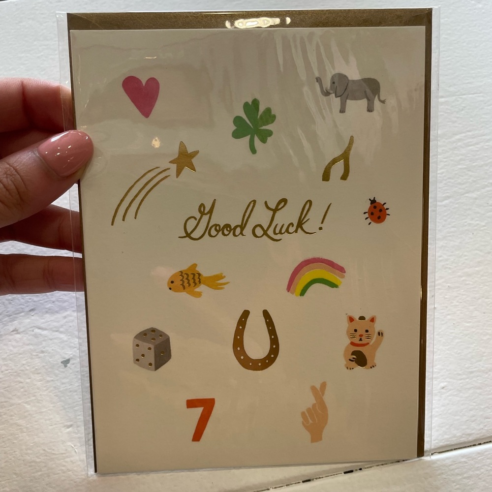 Good luck card